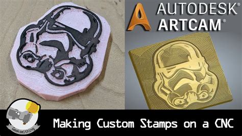 Stamp Making with a CNC using ArtCAM // TUTORIAL 